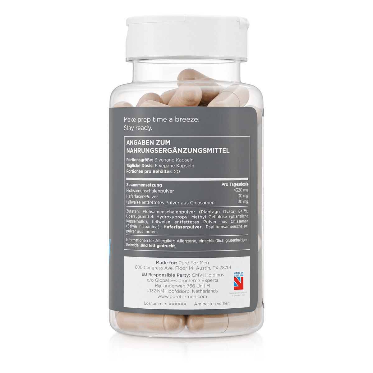 Stay Ready Fibre Capsules - EU